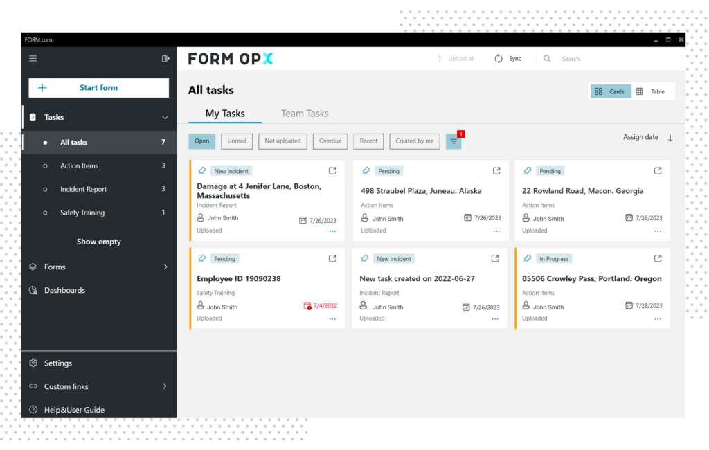 Windows App UI Improvements | FORM